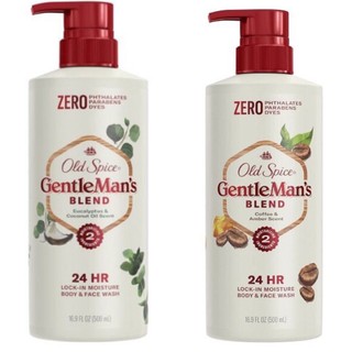 Sữa tắm nam Old Spice Men's Body Wash GentleMan's Blend 500ml Coffee & Amber/Eucalyptus