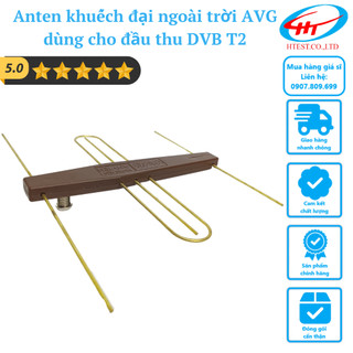 Anten DVB-T2 AVG khuếch đại ngoài trời hàng chính hãng