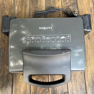 Máy nướng bánh mỳ, kẹp bánh mỳ nóng sokany sk-bbq-855