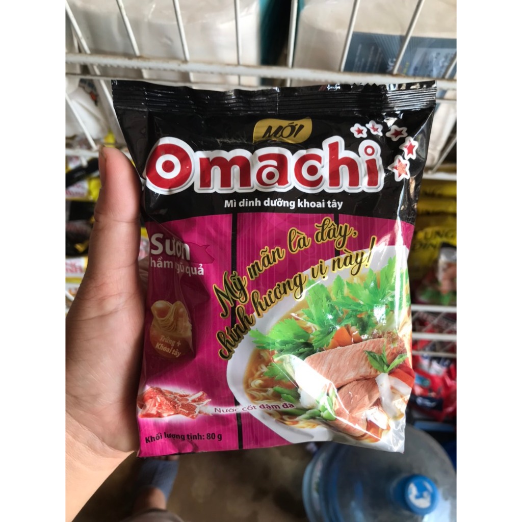 Mì Omachi khoai tây - thùng 30 gói x 80g