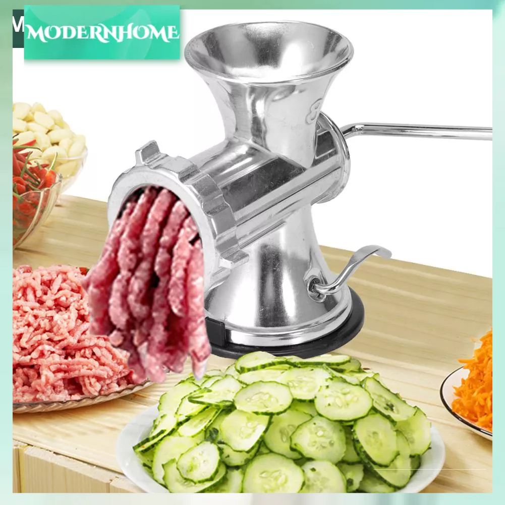 MÁY XAY THỊT ANYWEARS BẰNG TAY Cối Xay Thịt Cá Quay Tay Dụng Cụ Xay Thịt Cầm Tay Bằng Gang.