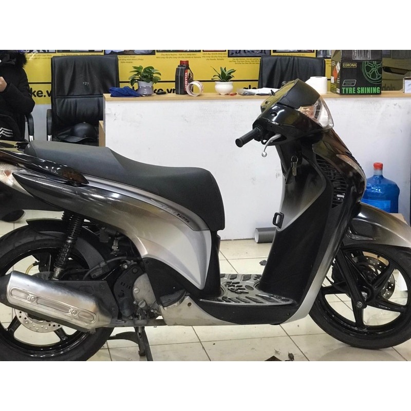 Tem trùm SH 2009-2010-2011-2012 Loang trắng đen- Độ dán team trùm decal xe máy  - Team trùm decal rẻ