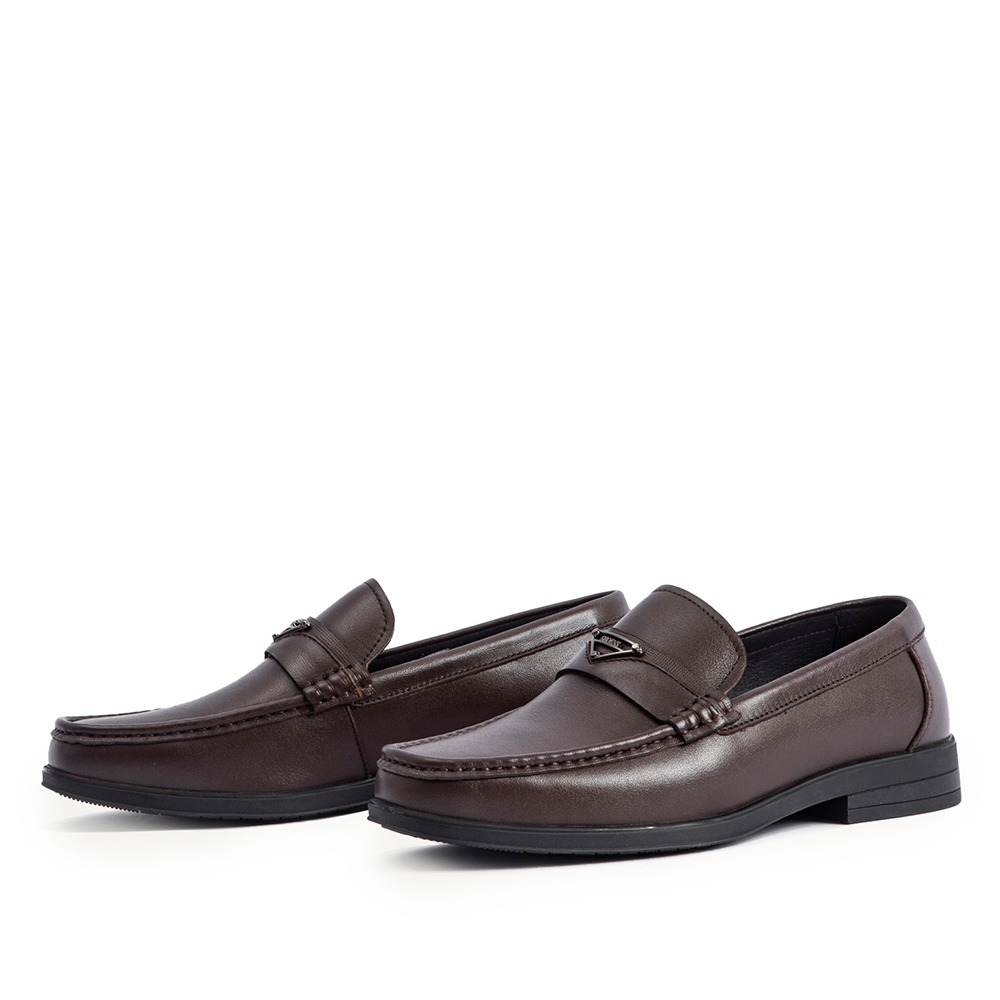Giày lười nam MULGATI Loafer da bò cao cấp đai ngang - F268-5