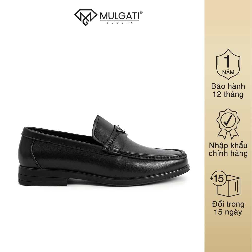 Giày lười nam MULGATI Loafer da bò cao cấp đai ngang - F268-5
