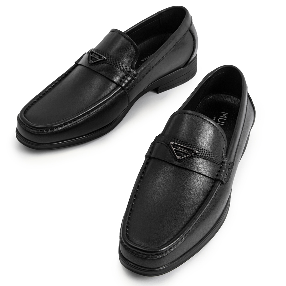 Giày lười nam MULGATI Loafer da bò cao cấp đai ngang - F268-5