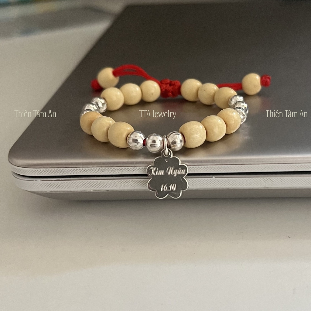 Charm 12 con giáp - charm chuông - Charm cỏ 4 lá - Charm tròn chất liệu Bạc 925 TTA Jewelry