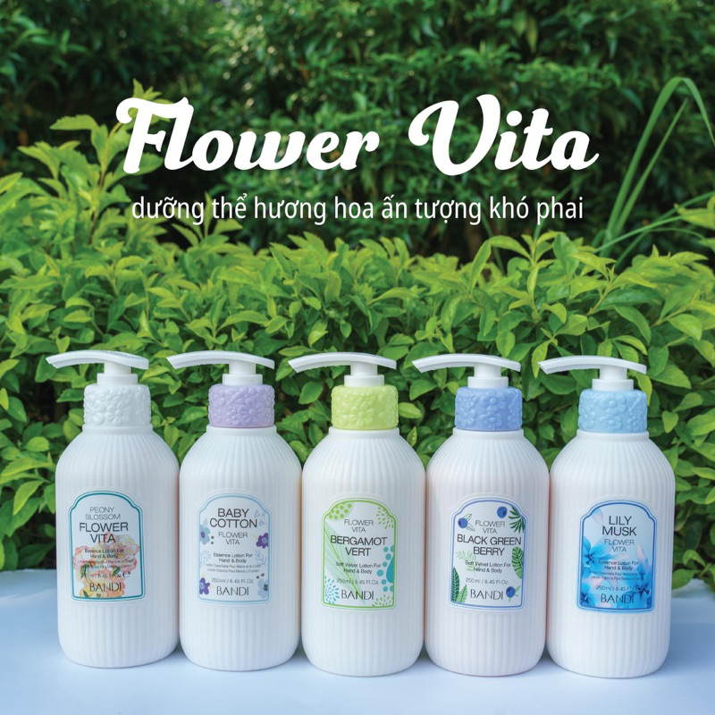 Lotion dưỡng da và body thẩm thấu nhanh không gây bết Bandi