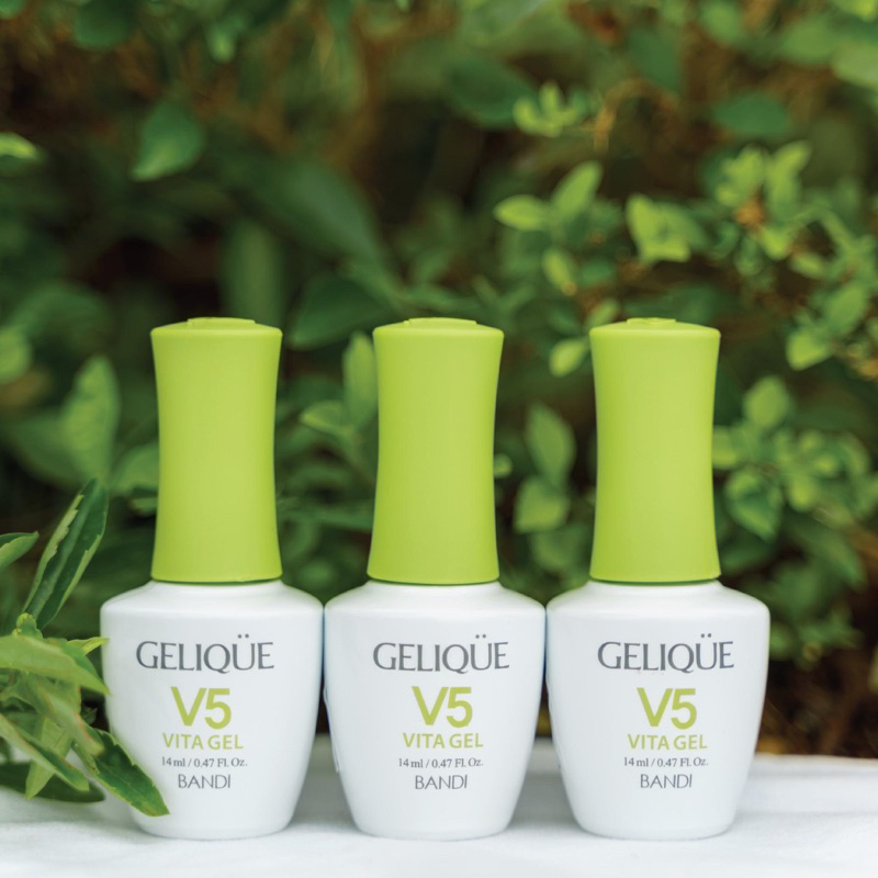 Sơn nền dành cho móng yếu Bandi Gelique V5 Vita Primer & V5 Vita Gel