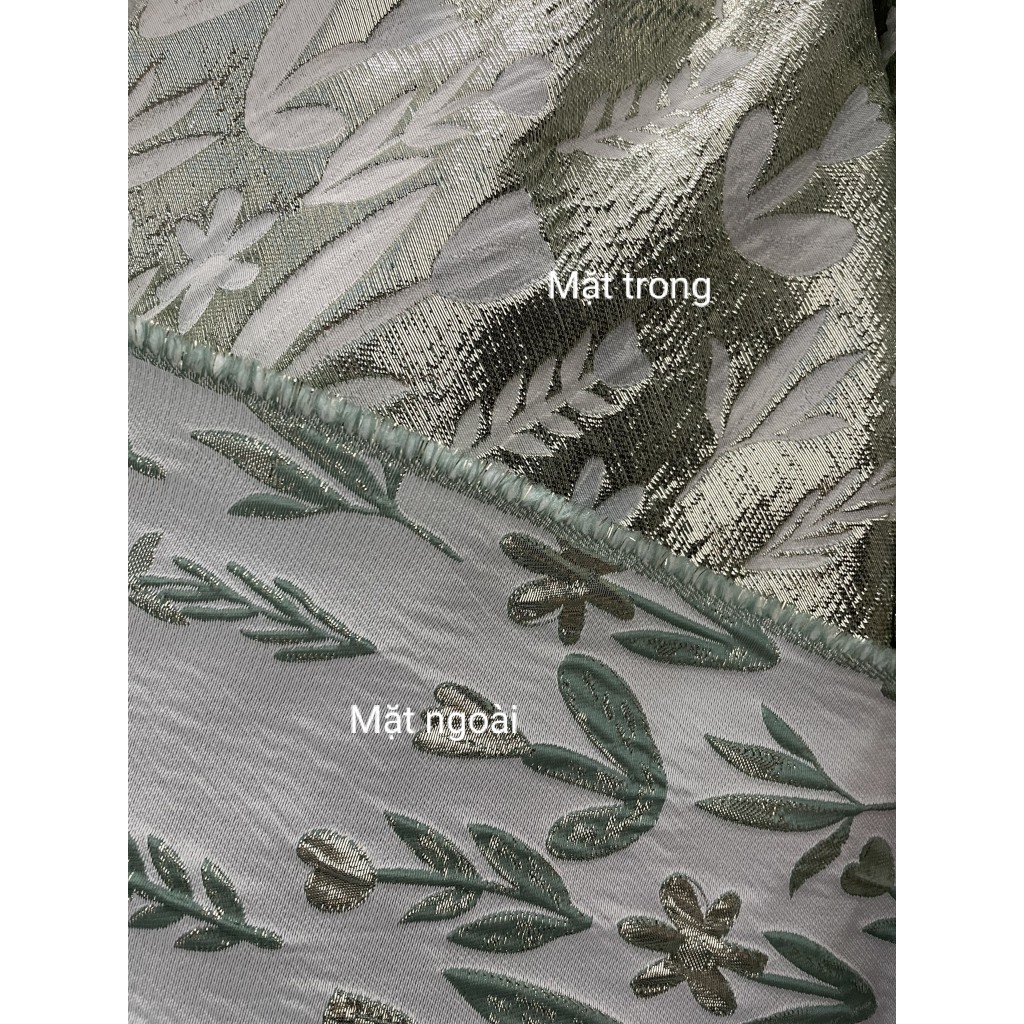 Vải Tafta nhũ kim tuyến