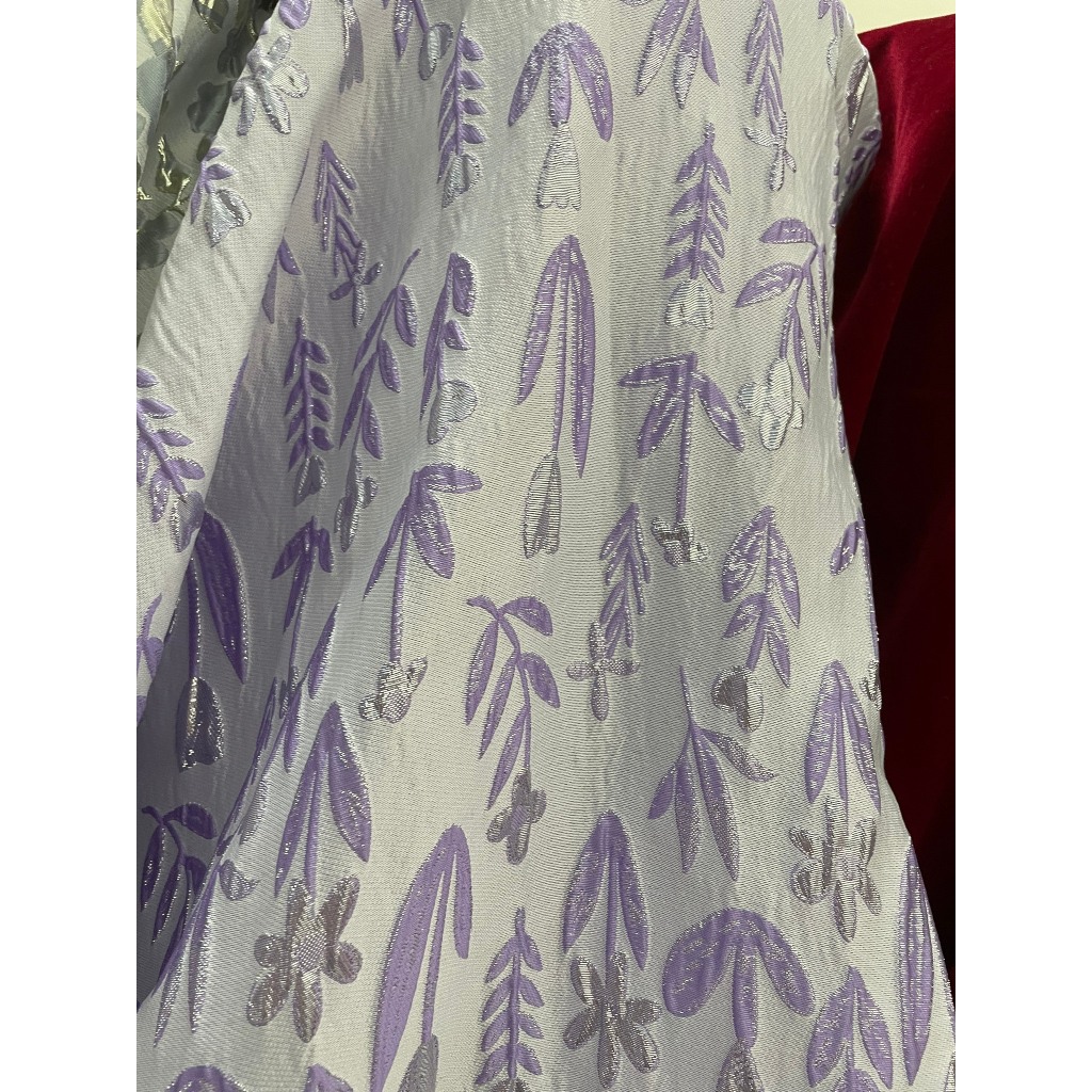 Vải Tafta nhũ kim tuyến