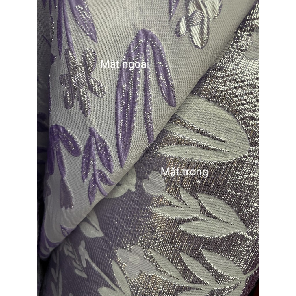 Vải Tafta nhũ kim tuyến