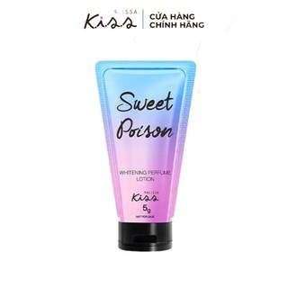 Sachet Sữa Dưỡng Trắng Da Hương Nước Hoa Malissa Kiss - Hương Sweet Poison 5g