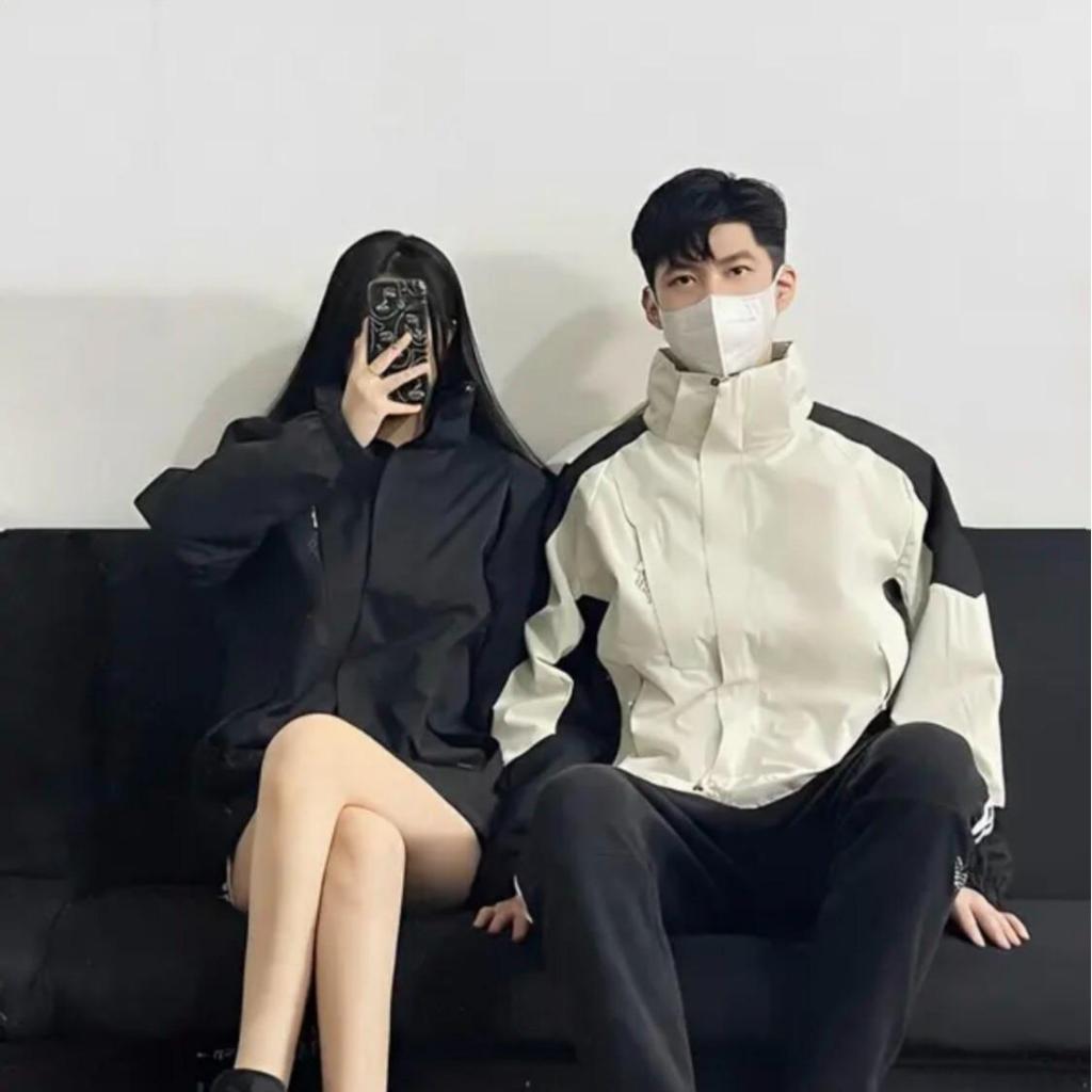 Áo khoác dù nam nữ 2 lớp 3 trong 1 chống nước, chống gió, chống bụi, ngăn tia UV - Áo khoác gió có mũ  tháo rời