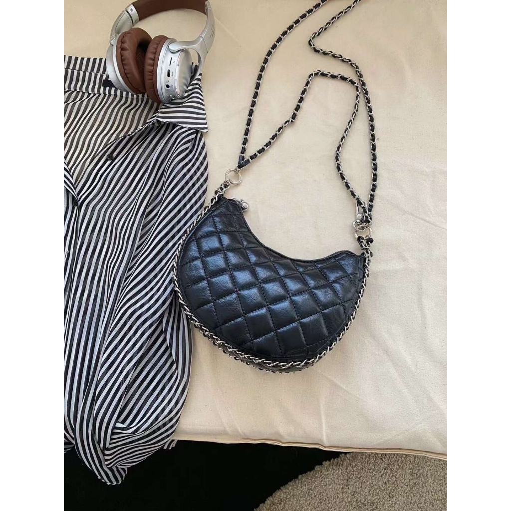 Túi xách ô trám viền dây xích , The Peace