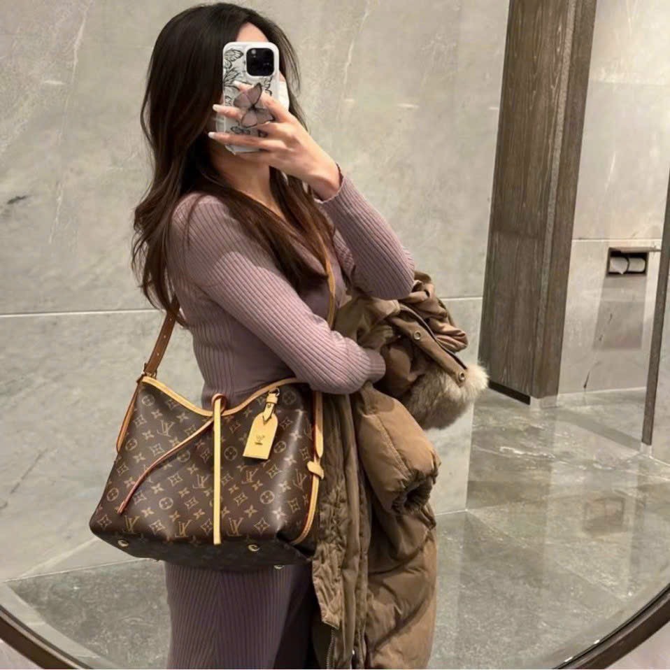 Túi đeo vai công sở nữ kèm ví LV CARRYALL PM SPSL BB fullbox hàng sẵn hoả tốc