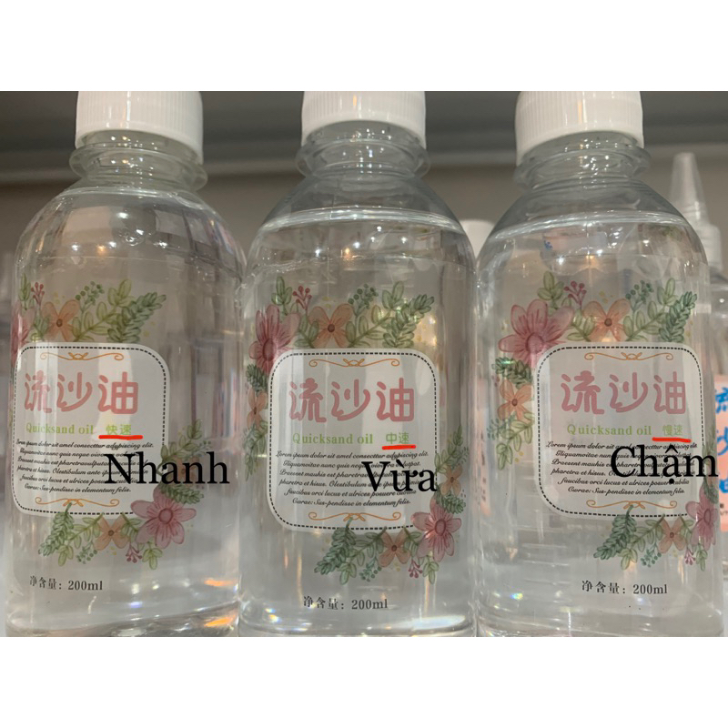 Dầu cát chảy DIY có vạch đo ml dành cho tranh cát chảy, bình bơm dầu, bình tiêm dầu cát chảy