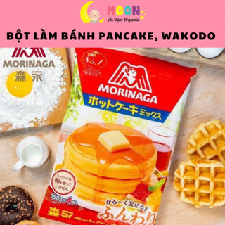 Bột làm bánh Pancake Morinaga - Wakodo làm bánh pancake, Đôremom…