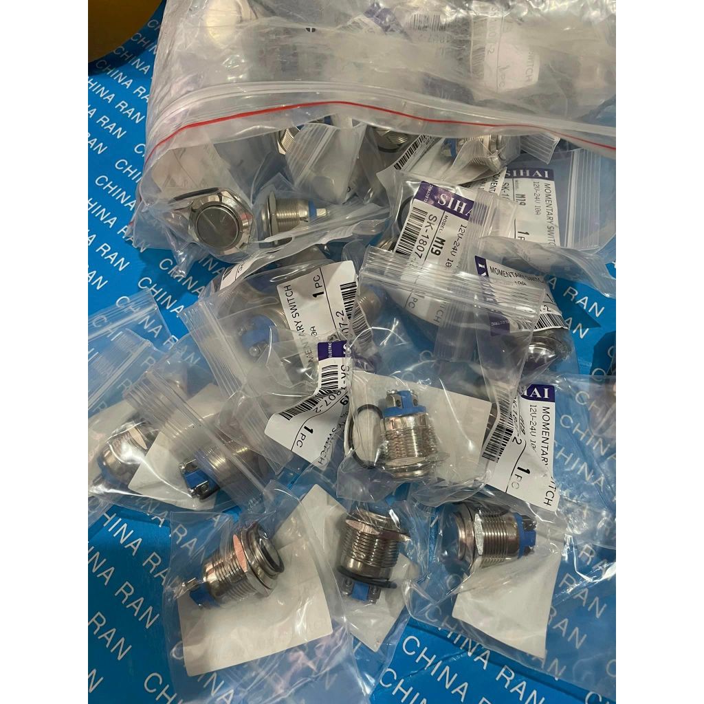 Công Tắc Ân Còi Mạ Crom