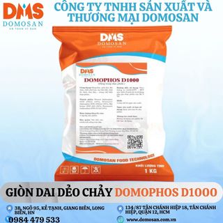 1kg D1000 Phụ gia tạo giòn dai dẻo chảy thay thế hàn the trong giò chả, xúc xích>Phụ gia giòn dai thái lan