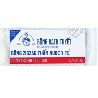 Bông gòn y tế thấm nước bạch tuyết 45gr, 100gr, 10gr, 25gr