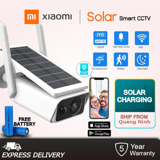 Xiaomi iC See Camera quan sát Năng lượng mặt trời / Pin 3MP 1296p Camera quan sát Wifi không dây chống thời gian