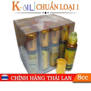 Dầu lăn yellow oil green herb thái lan 8cc