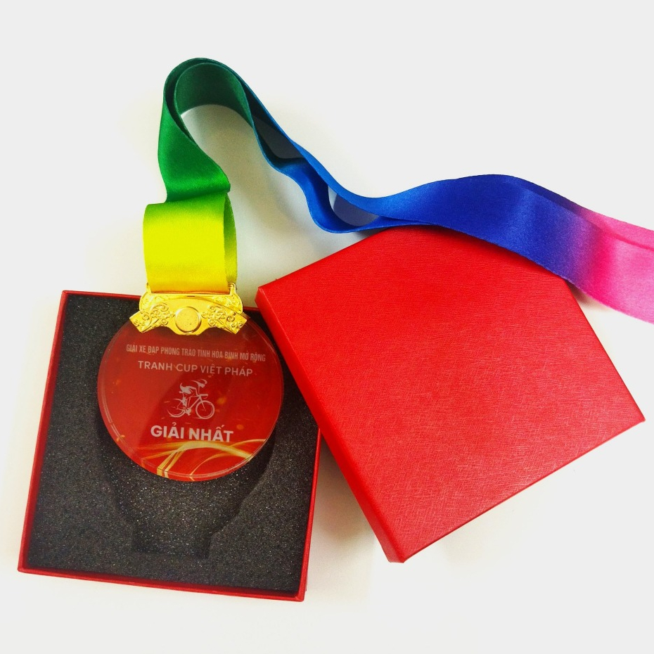 Huy Chương Pha Lê Kèm Hộp Đựng💥Huy Chương Lưu Niệm Giá Rẻ