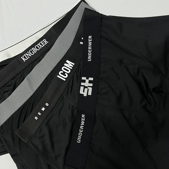 Quần lót nam, quần sịp đùi boxer nam chất thun lạnh cao cấp, cạp to co dãn thoáng mát Mix Full Đen