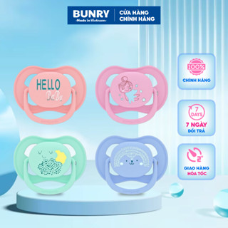 Ti ngậm Kichilachi Ultra Air, núm vú ngậm cho trẻ sơ sinh 0-6m chất liệu Silicone, ti giả êm dịu với nướu lợi Bunry shop