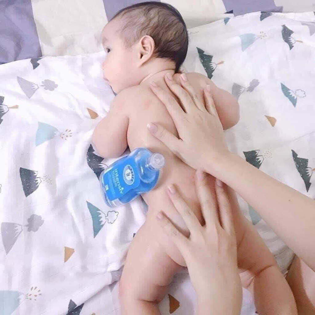 Dầu Massage Penaten Intensiv Pflegeol Dưỡng Ẩm Cho Bé Từ Sơ Sinh Chai 200ml, Hàng nội địa Đức