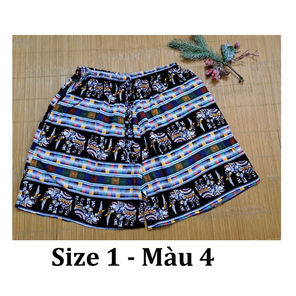 Quần đùi 35-50kg, quần vải lanh mát