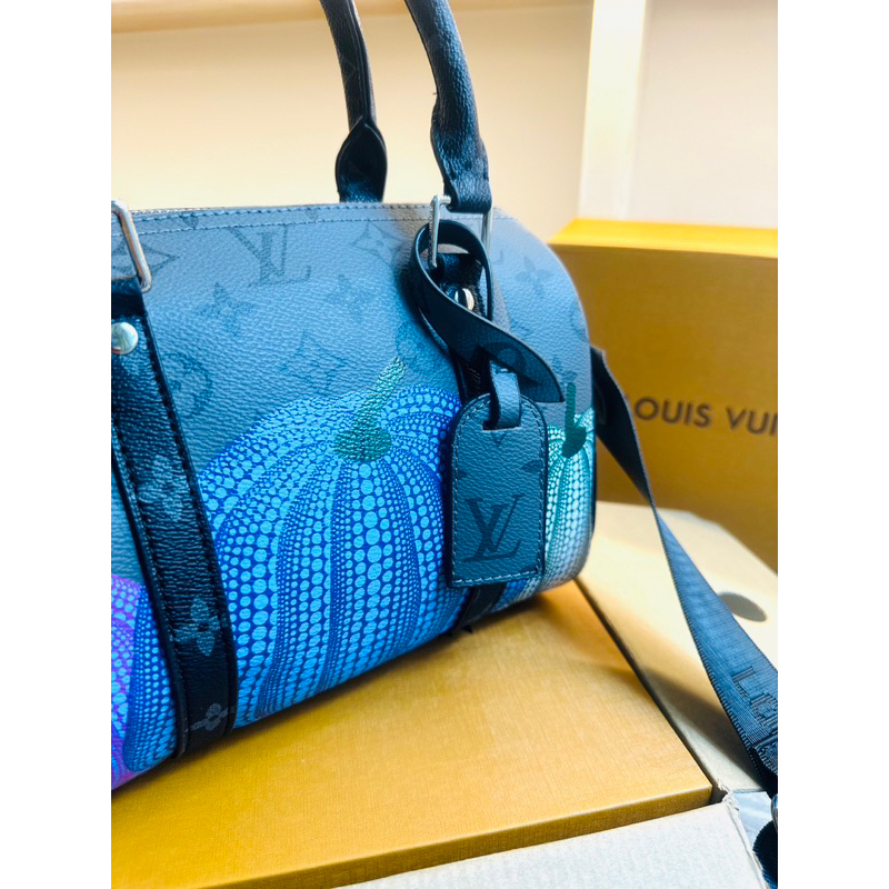 Túi lv trống quai xách hoạ tiết bí ngô