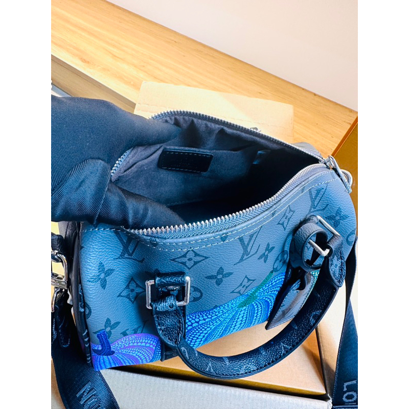 Túi lv trống quai xách hoạ tiết bí ngô