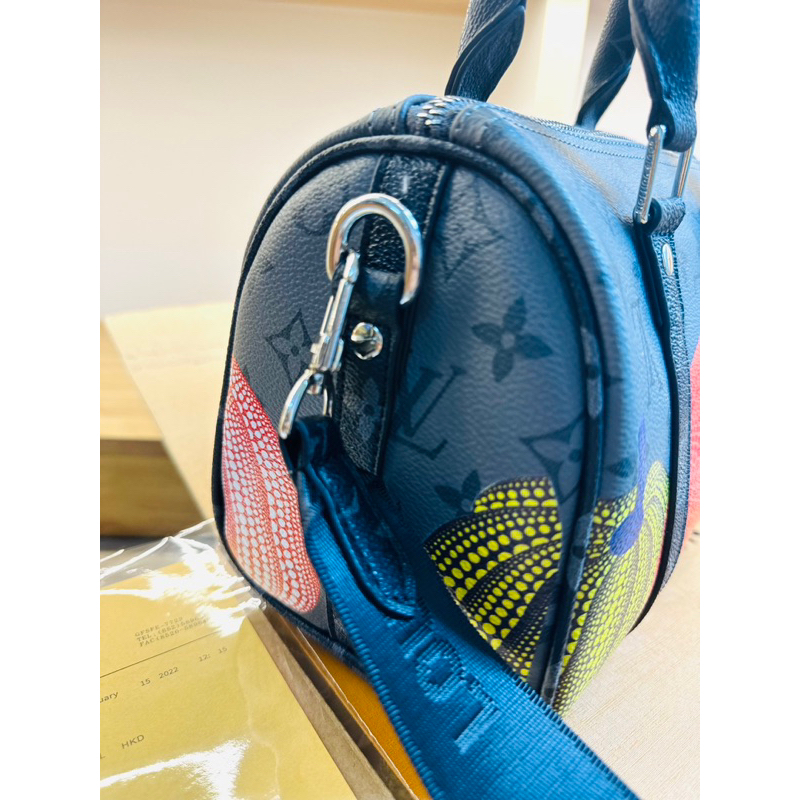 Túi lv trống quai xách hoạ tiết bí ngô