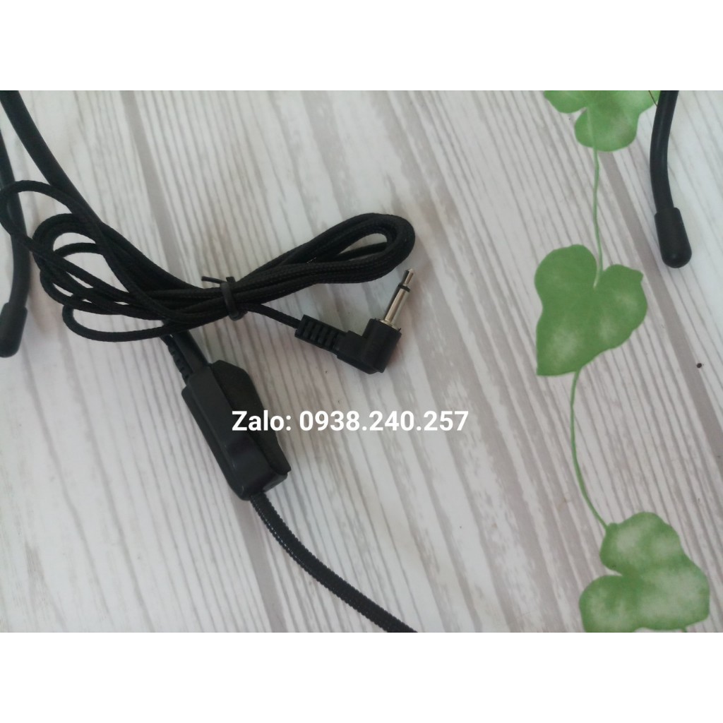 Micro choàng đầu có dây chuyên dùng cho loa trợ giảng,jack cắm 3.5mm