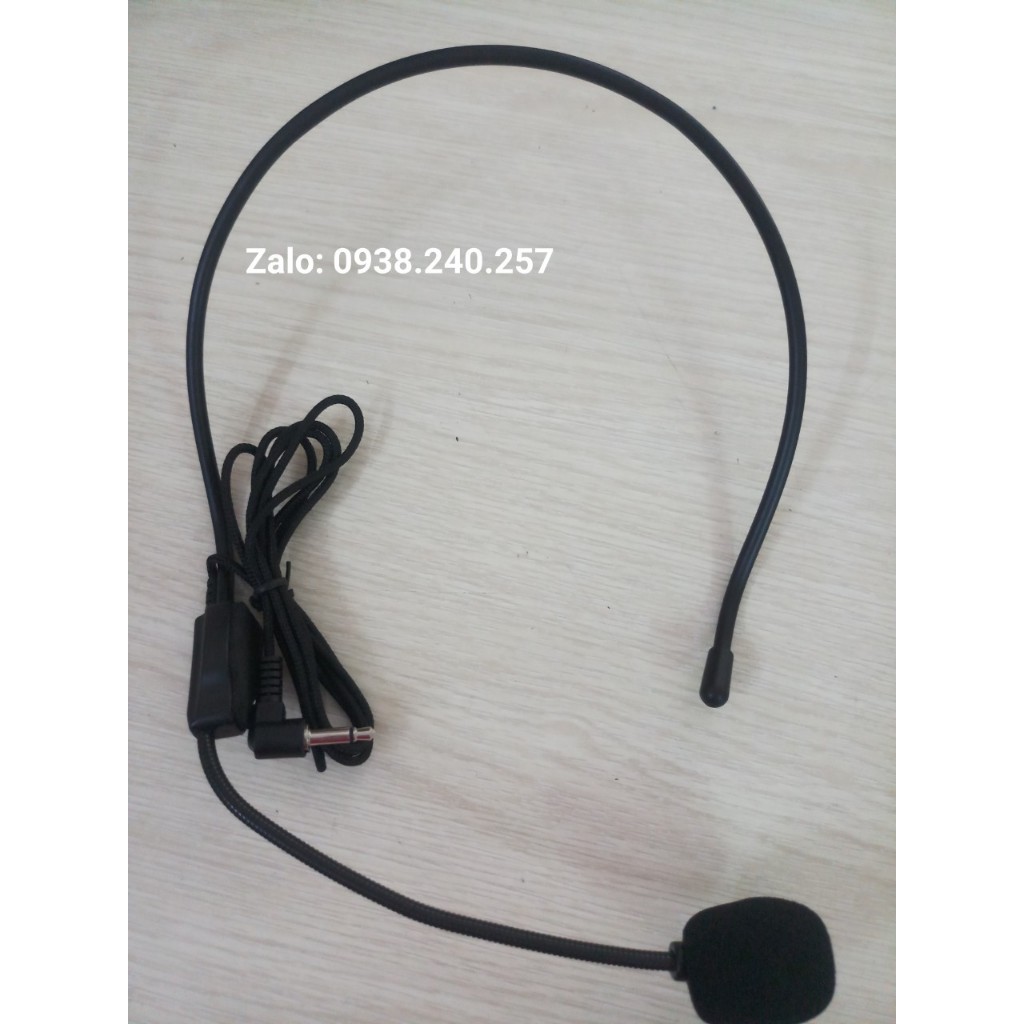 Micro choàng đầu có dây chuyên dùng cho loa trợ giảng,jack cắm 3.5mm