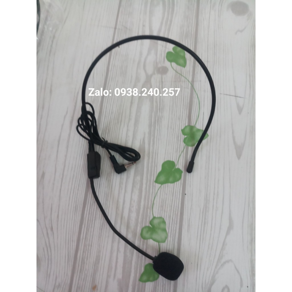 Micro choàng đầu có dây chuyên dùng cho loa trợ giảng,jack cắm 3.5mm