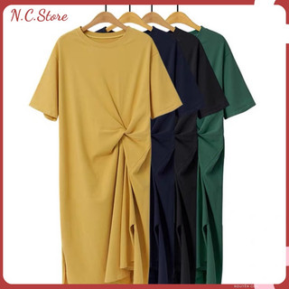 Đầm bầu suông nhún eo chanh sả 💋ảnh thật và clip chất đẹp mát