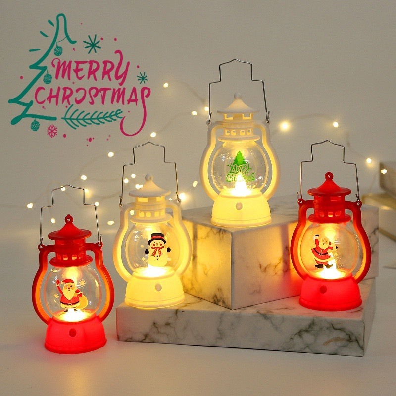 Đèn Lồng LED Mini  Trang Trí Giáng Sinh - Phụ Kiện Decor Cây Thông Noel
