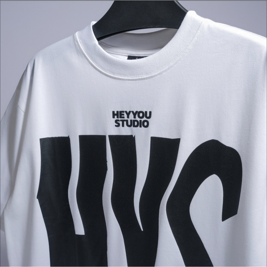 Áo thun HEYYOUSTU WAVE TYPO