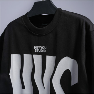 Áo thun HEYYOUSTU WAVE TYPO
