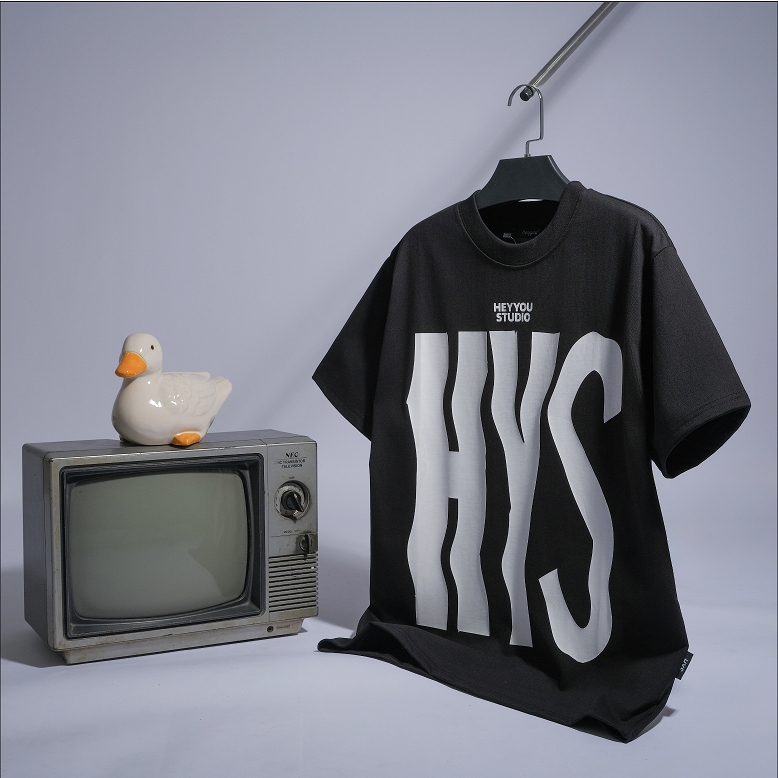 Áo thun HEYYOUSTU WAVE TYPO