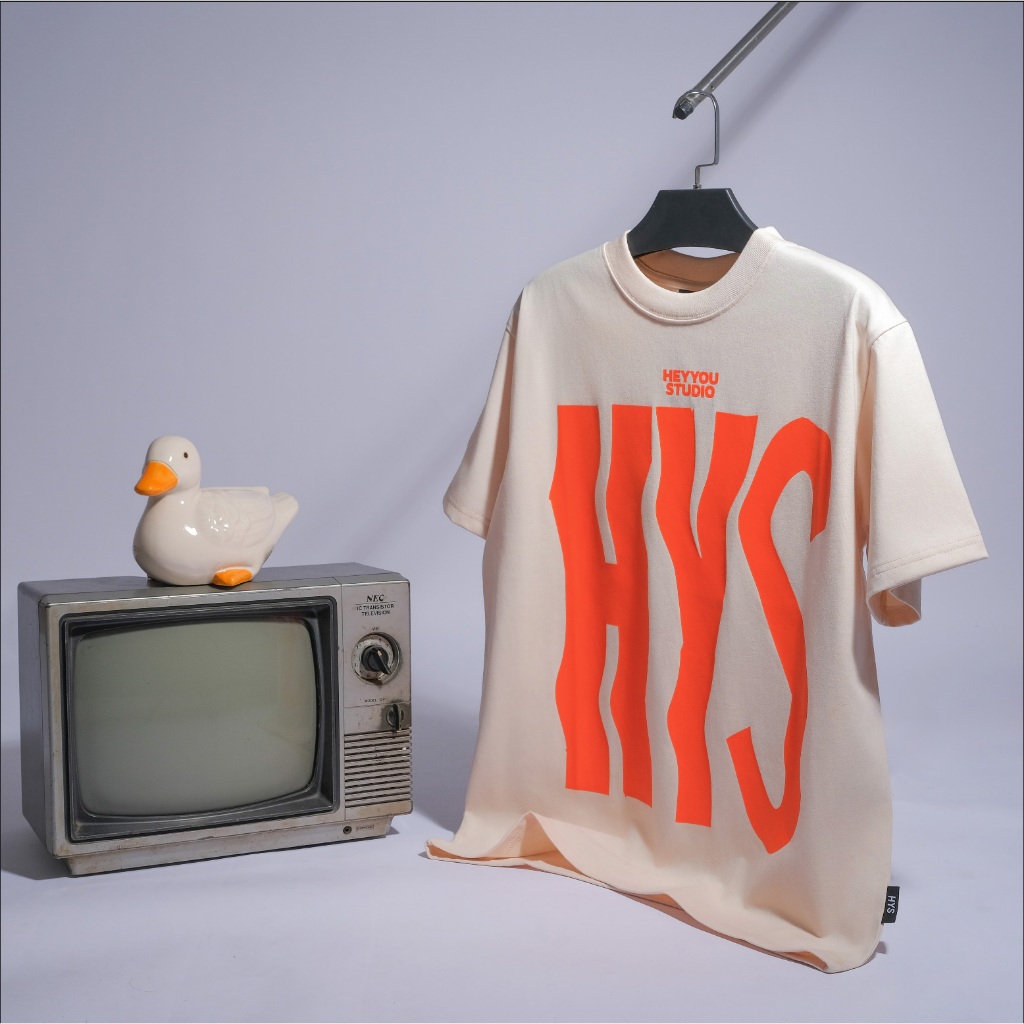 Áo thun HEYYOUSTU WAVE TYPO