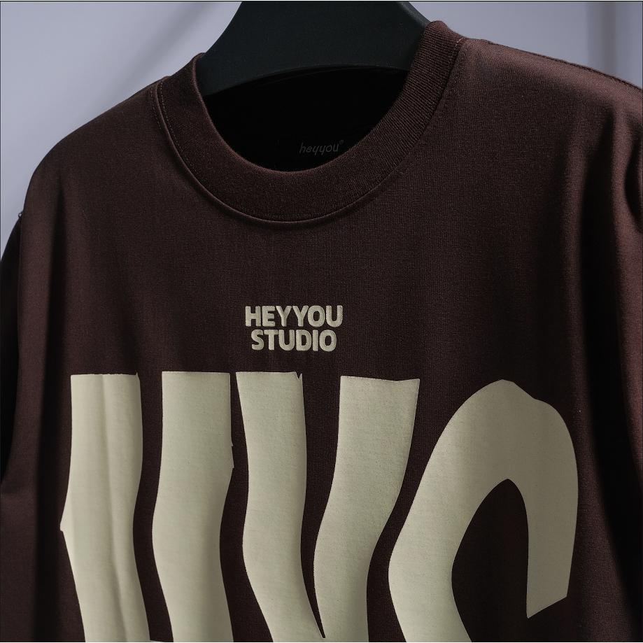 Áo thun HEYYOUSTU WAVE TYPO