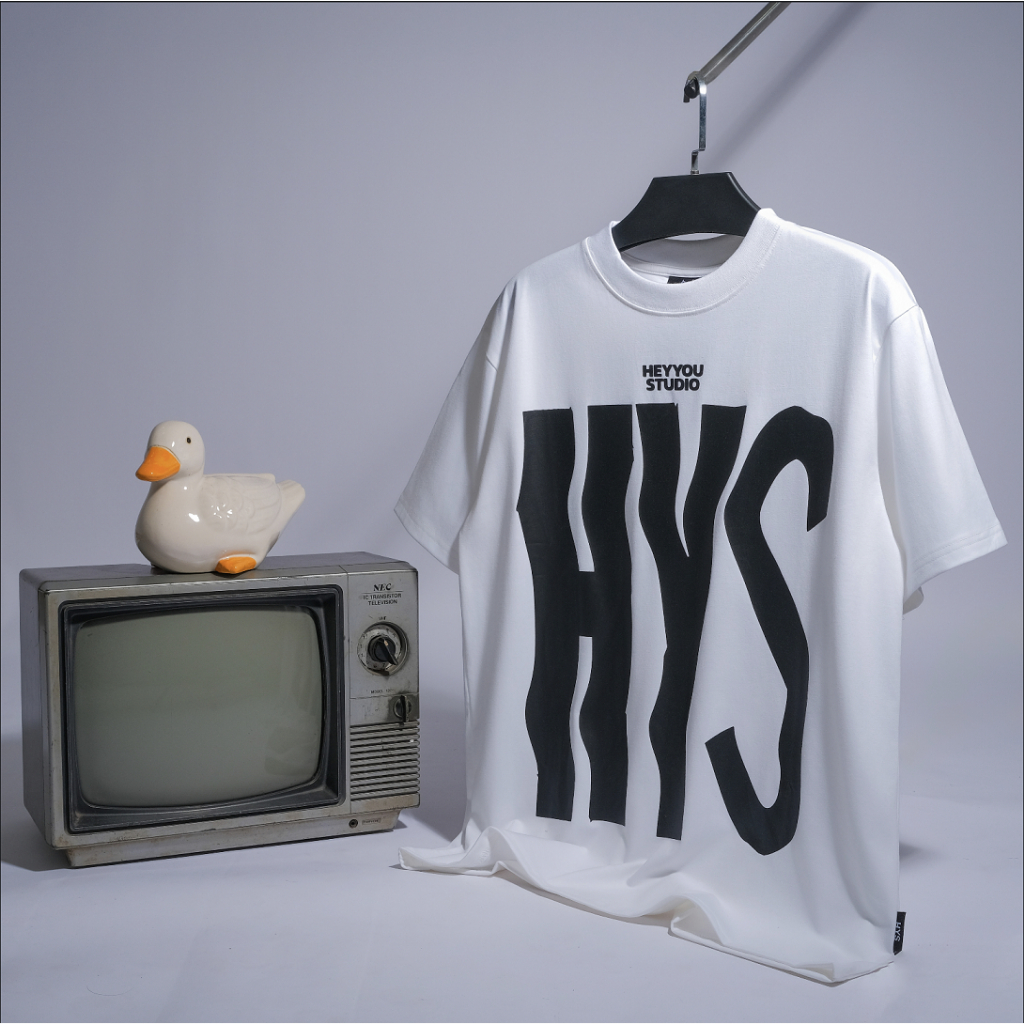 Áo thun HEYYOUSTU WAVE TYPO