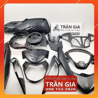 Combo full phụ kiện gắn xe vision năm 2014 2015 2016 2017 2018 2019 2020 ốp trang trí đầy đủ carbon cacbon