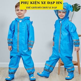 Bộ quần áo mưa trẻ em bộ quần áo mưa hình thú cho bé trai 2-10 tuổi