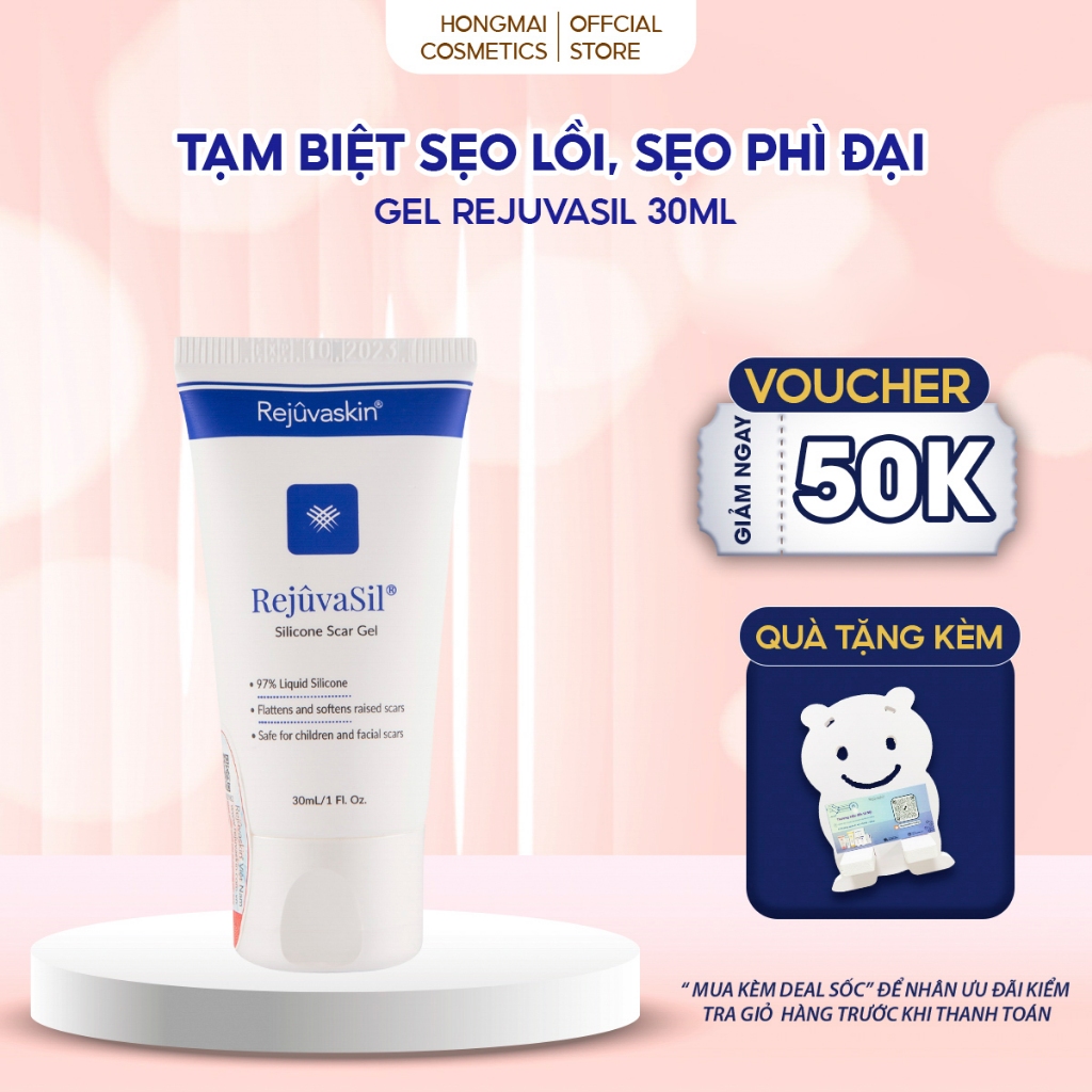 Gel xóa Sẹo Lồi / Phì Đại REJUVASKIN Scar Rejuvasil 30ml