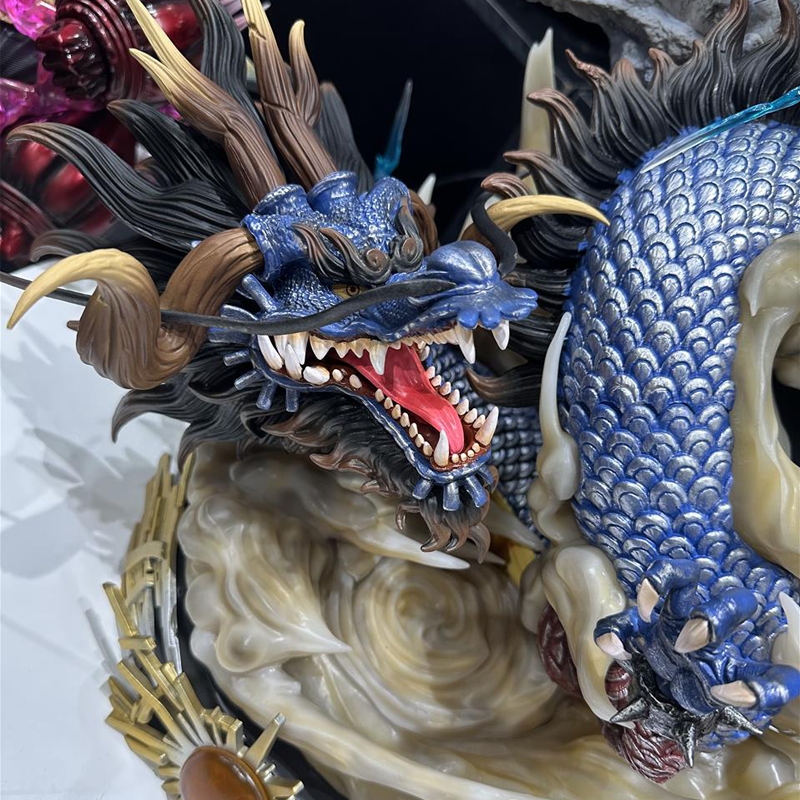 MH100 Mô Hình Cao Cấp Monkey D Luffy vs Kaido Cao 57cm Siêu To Có Đèn Led - Mô Hình Luffy Gear 5 God Nika One Piece A1