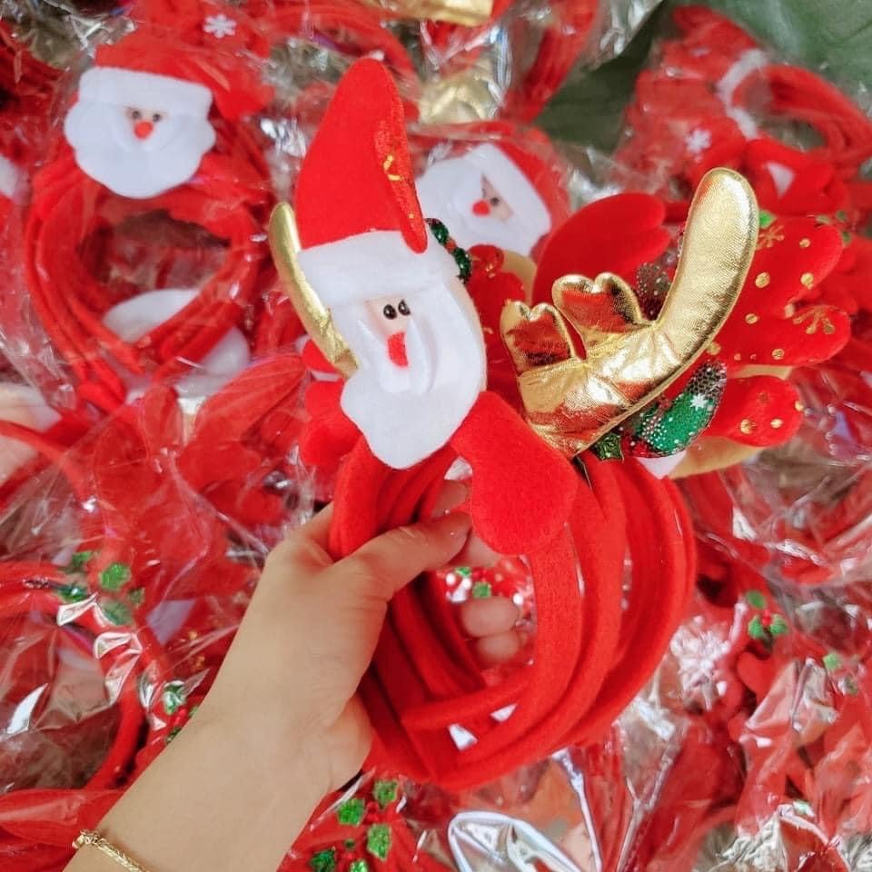 Bờm noel cho bé trai bé gái, phụ kiện bờm kẹp tóc cho bé gái